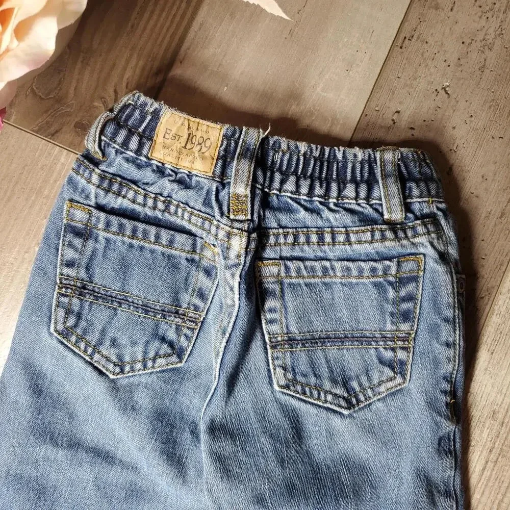 The Children's Place Medium Wash Boys Straight Denim Blue Jeans Size 18-…